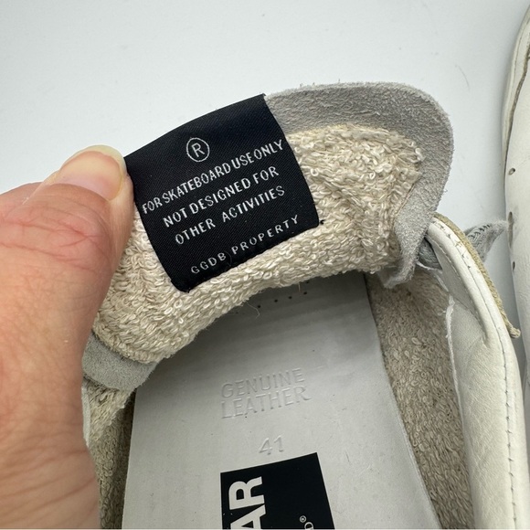 Golden Goose Sneakers Rare Pink & Blue Womens Size 41 US Size 11 GGDB Super-Star - Picture 11 of 11